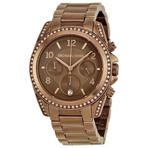 Michael Kors Minisize Blair Multi Function Glitz Wrist Watch for Women